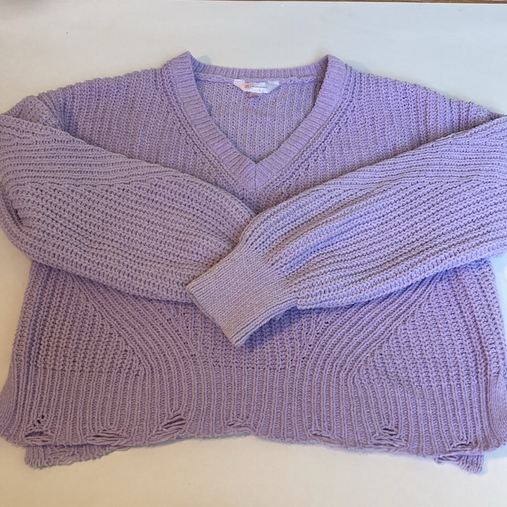 No boundaries- crop V neck sweater-S - Picture 12 of 12
